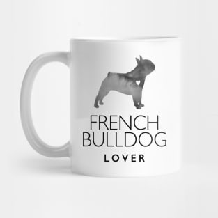 French Bull Dog Lover Gift - Ink Effect Silhouette Mug